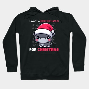 I Want A Hippopotamus For Christmas Hoodie